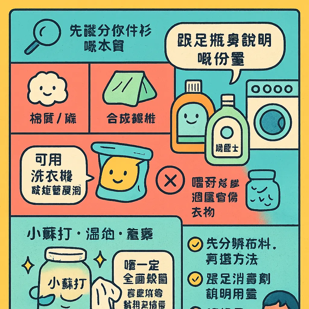 衣服殺菌 - 小蘇打