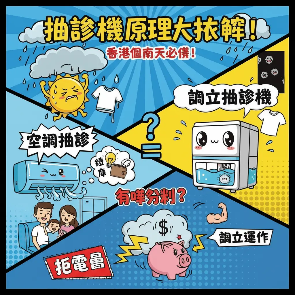 抽濕機原理 - 除濕機