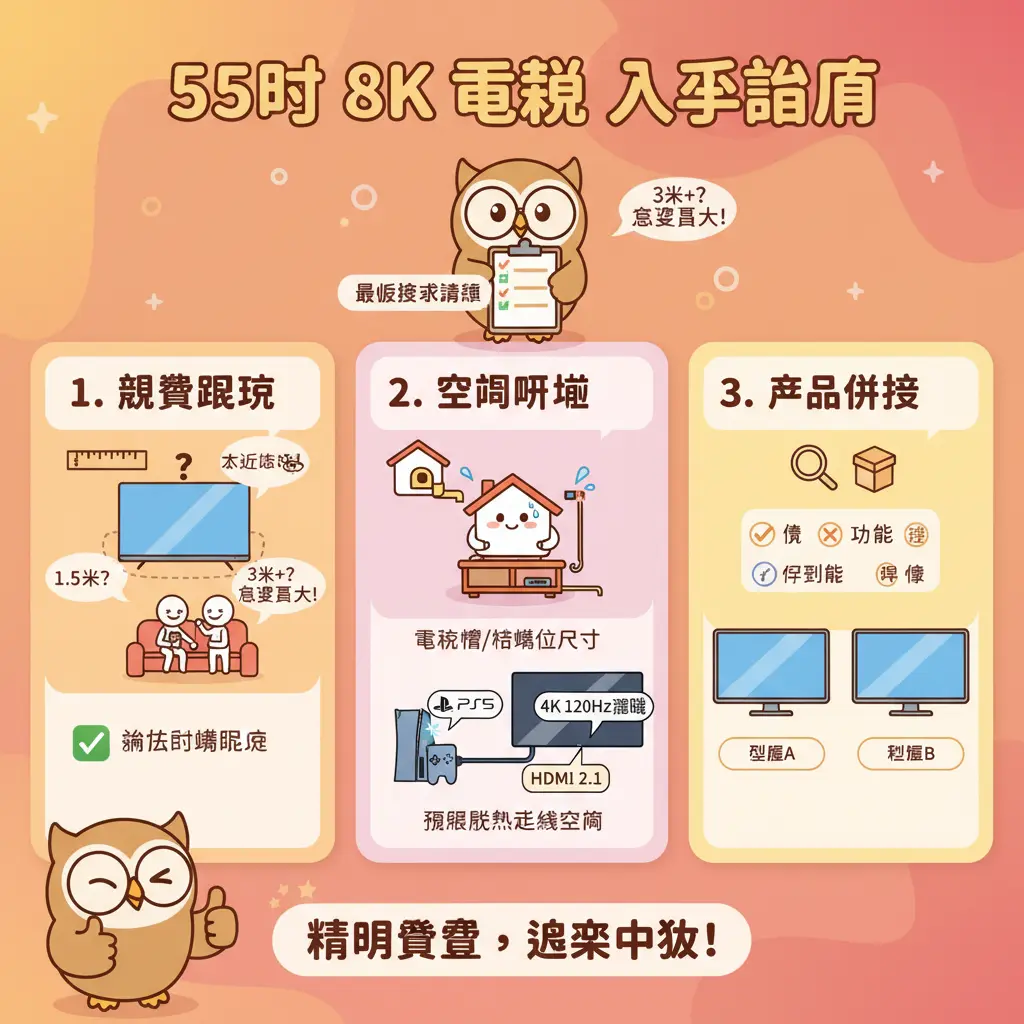 55吋電視機推薦 - 8K