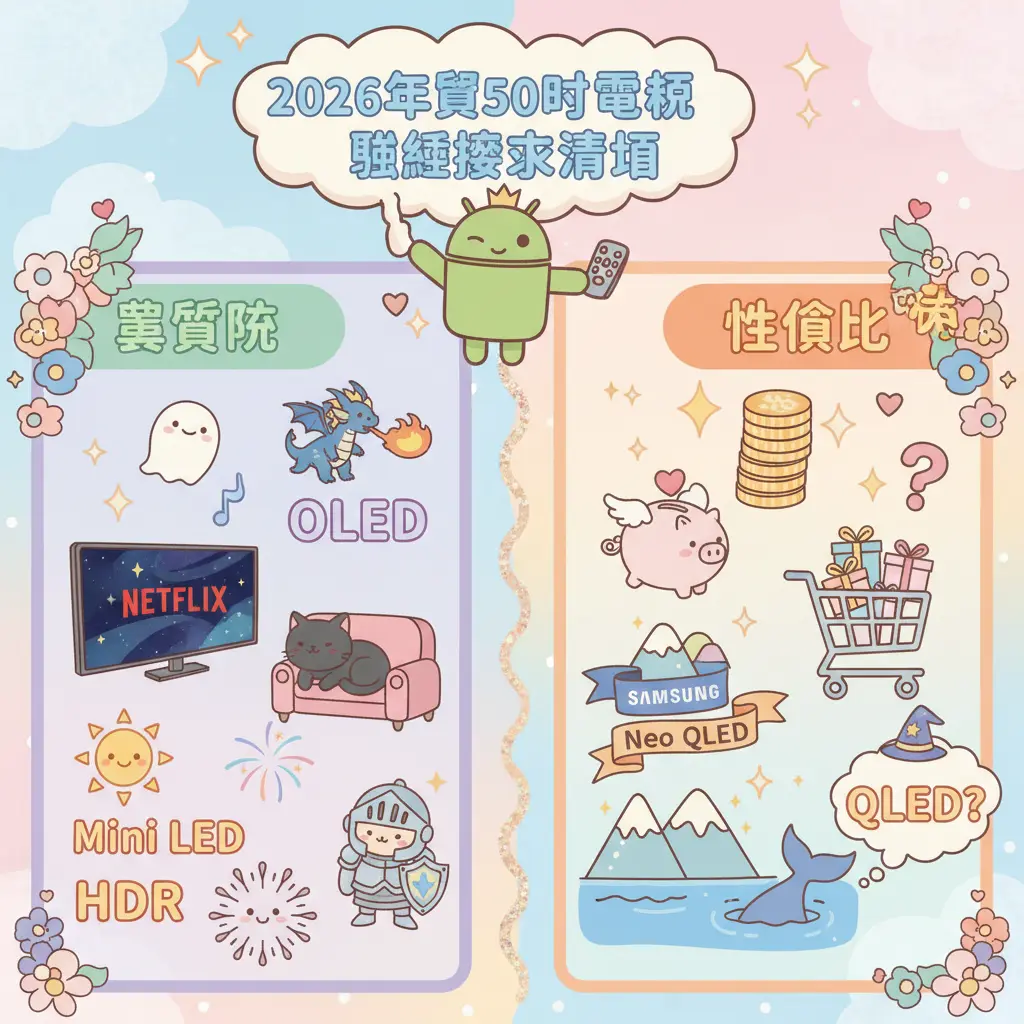 50吋電視機推薦 - Android TV