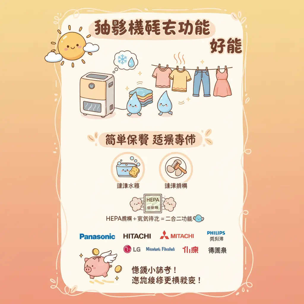 抽濕機好處 - 乾衣功能