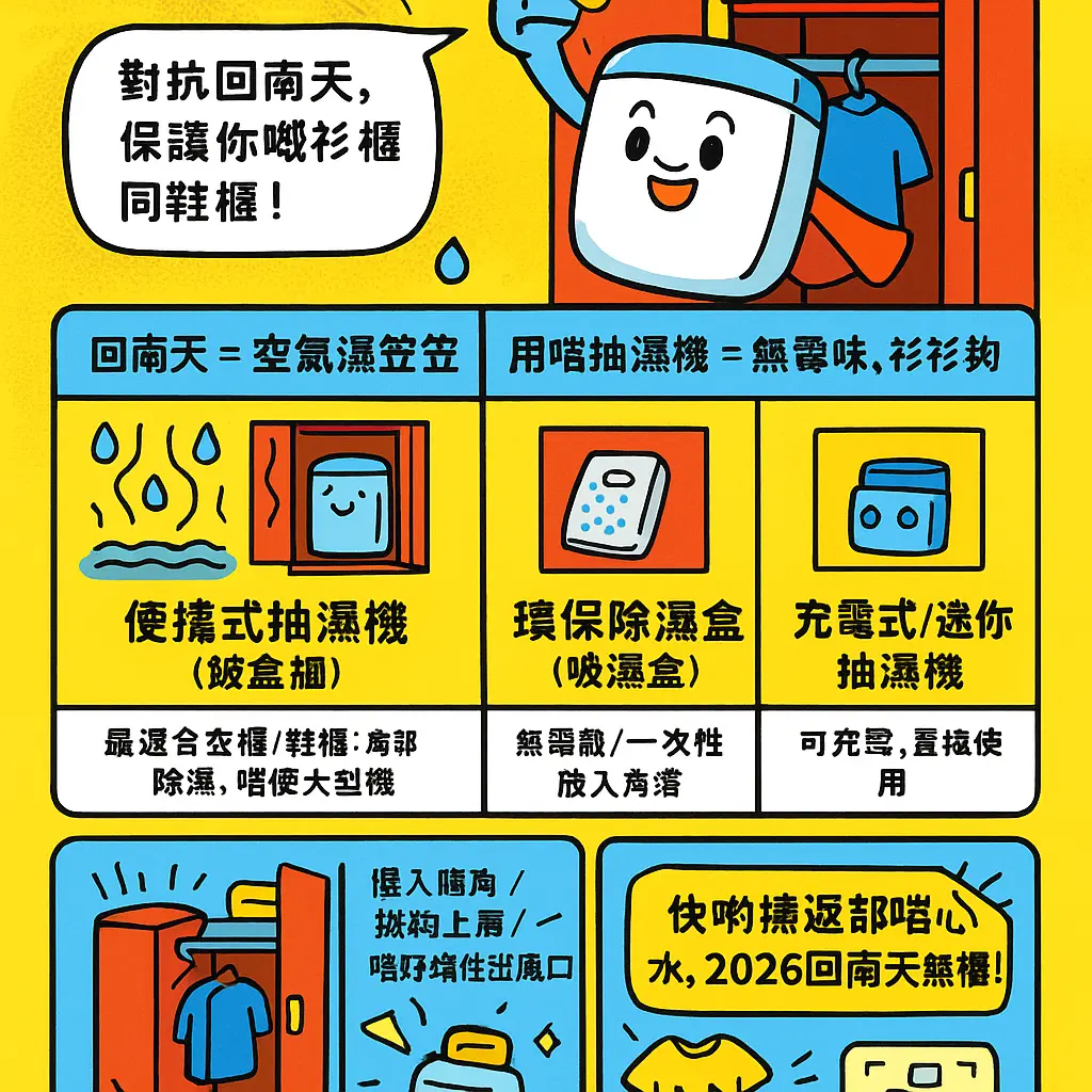 衣櫃抽濕機 - 抽濕機