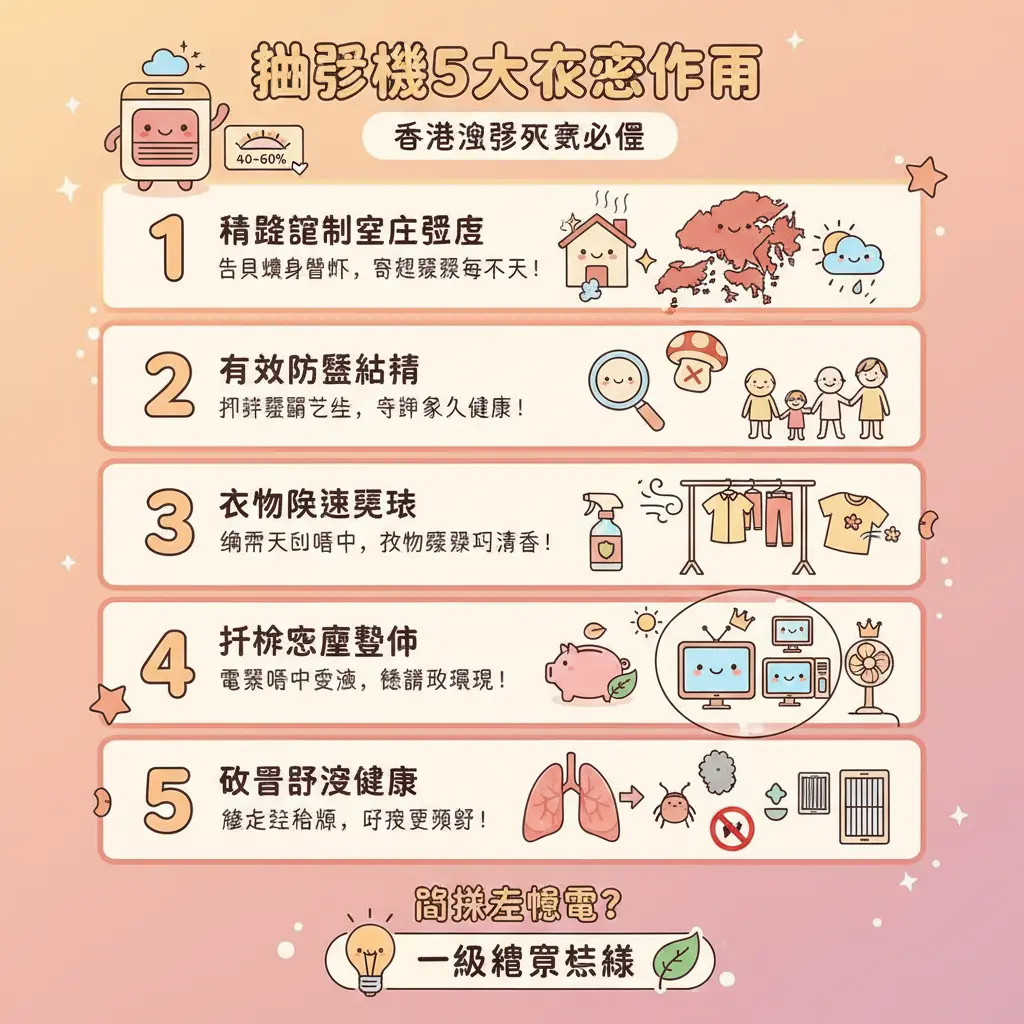 抽濕機作用 - 抽濕機