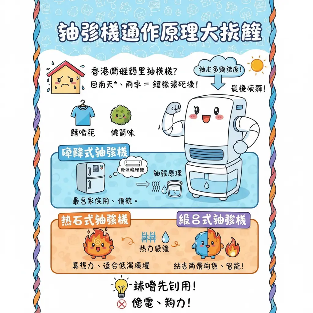 抽濕機原理 - 抽濕機