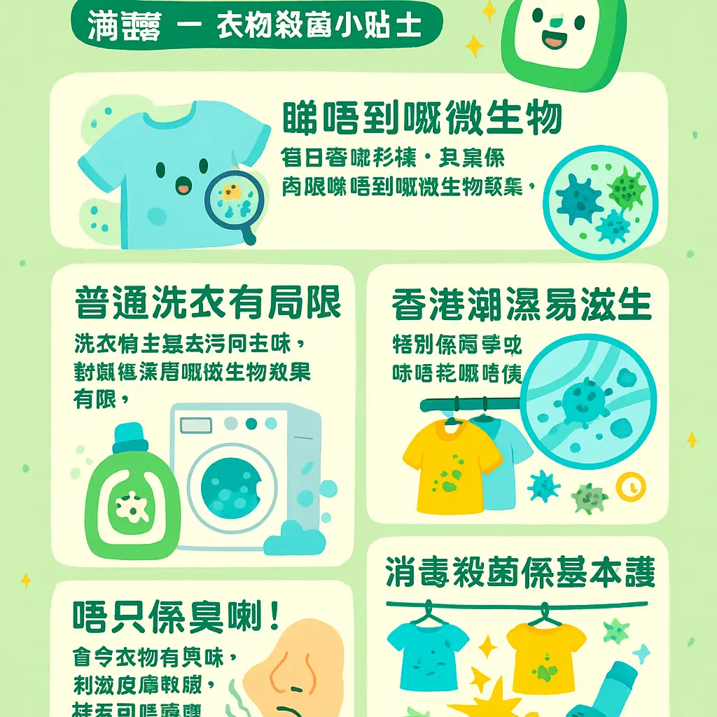 衣服殺菌 - 滴露