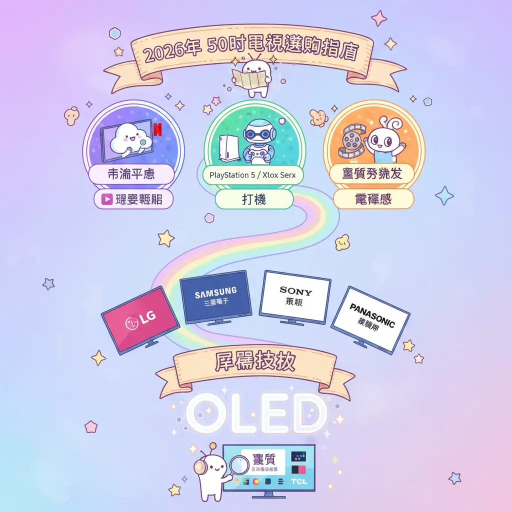 50吋電視機推薦 - OLED