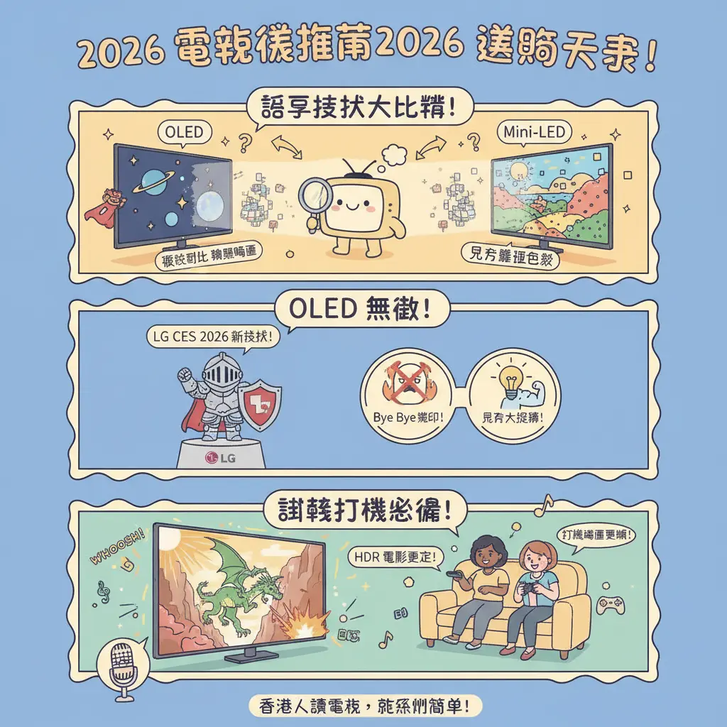 電視機推薦2026 - OLED