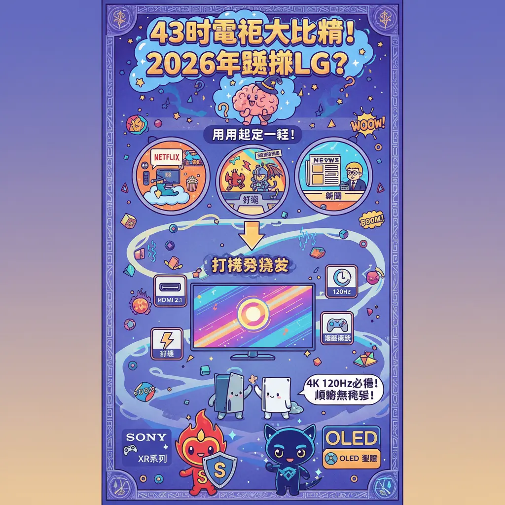 43吋電視比較 - LG