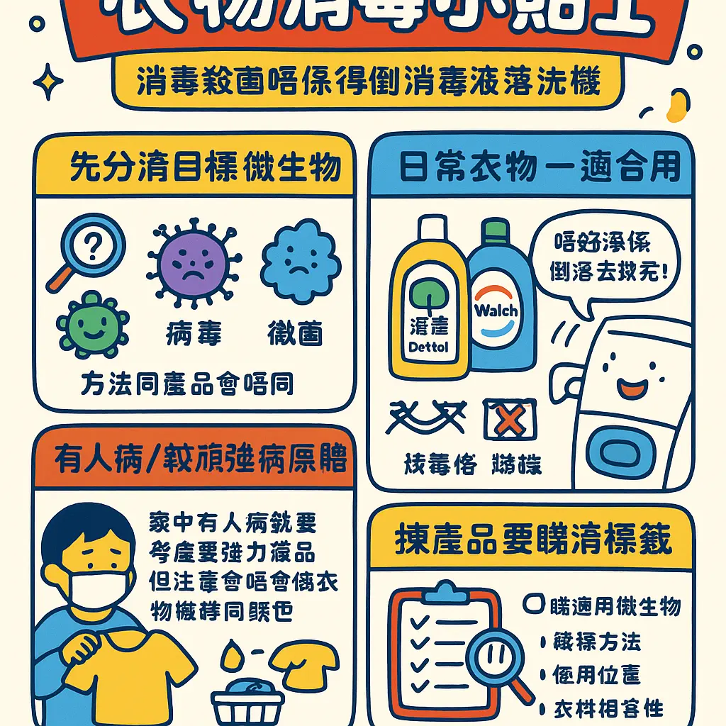 衣服殺菌 - 消毒殺菌