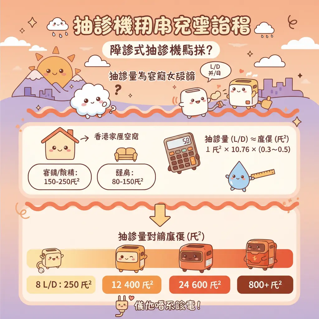 抽濕機用法 - 壓縮式抽濕機