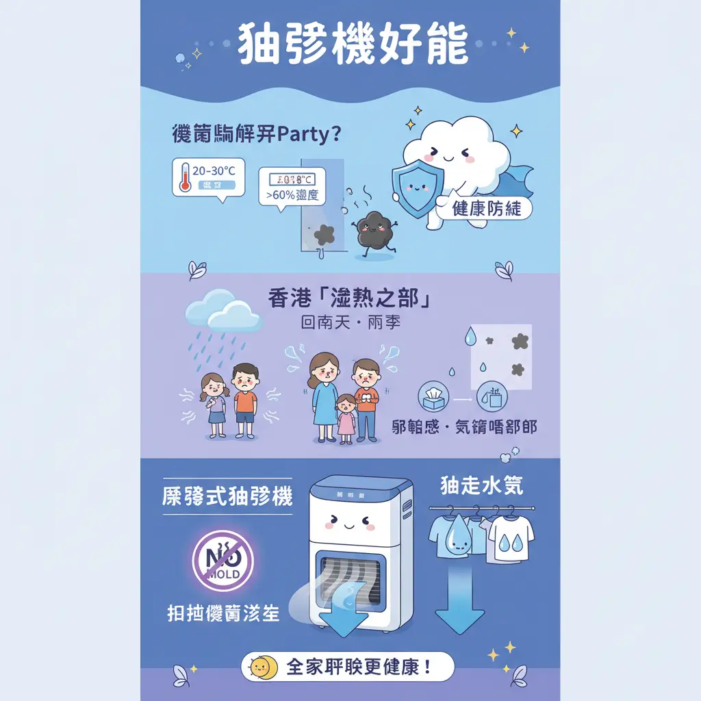 抽濕機好處 - 壓縮式抽濕機