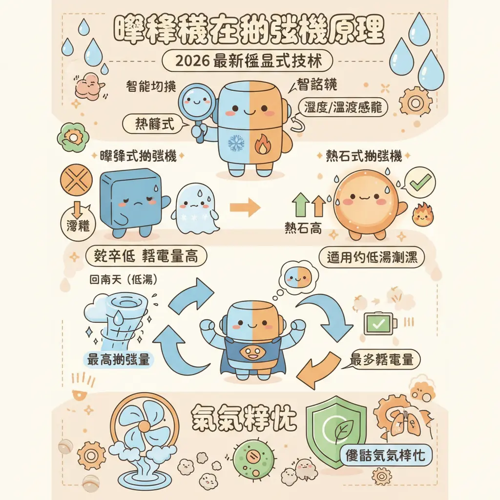 抽濕機原理 - 壓縮機