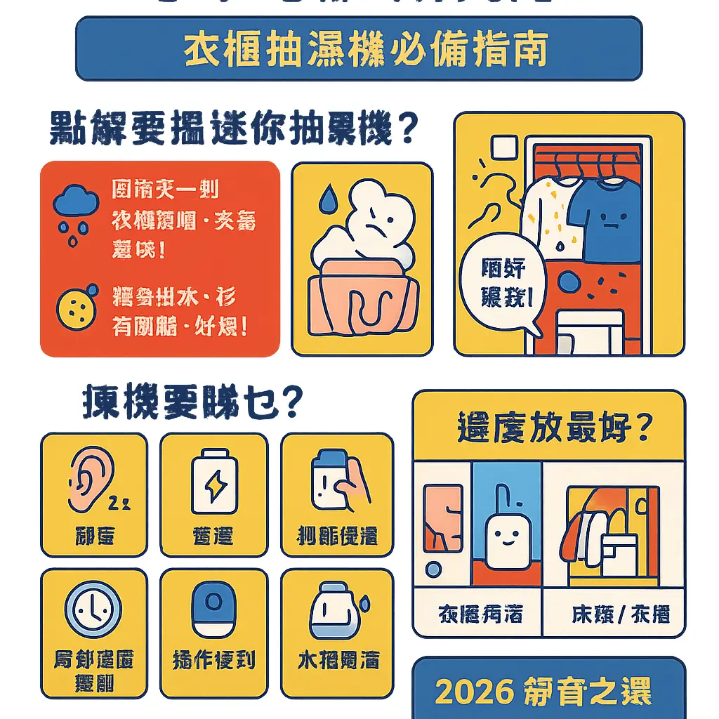 衣櫃抽濕機 - 迷你抽濕機