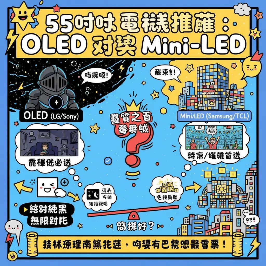 55吋電視機推薦 - OLED