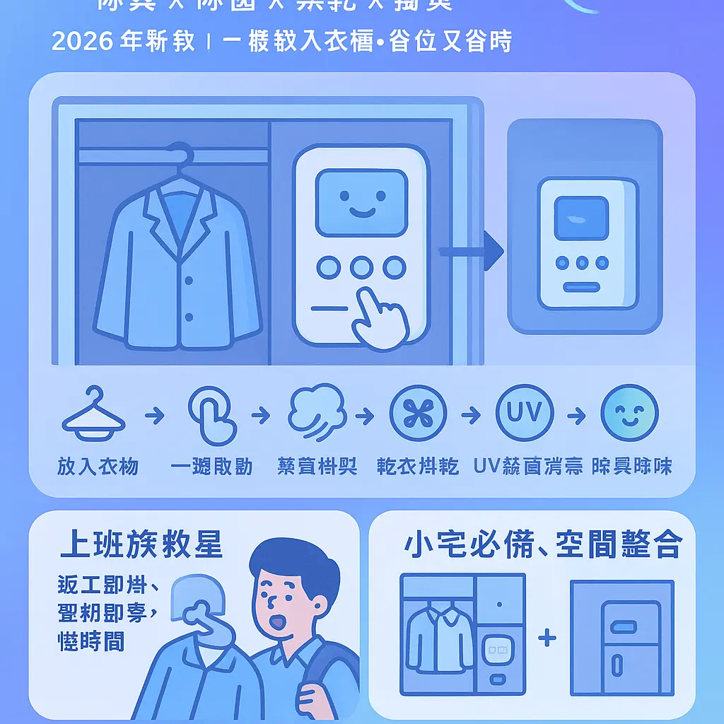 智能衣櫃 - 除臭