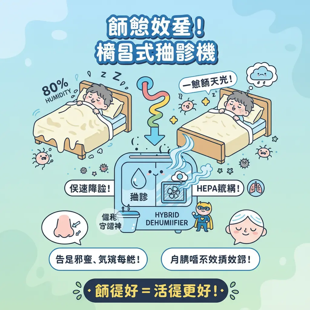 抽濕機好處 - 混合式抽濕機