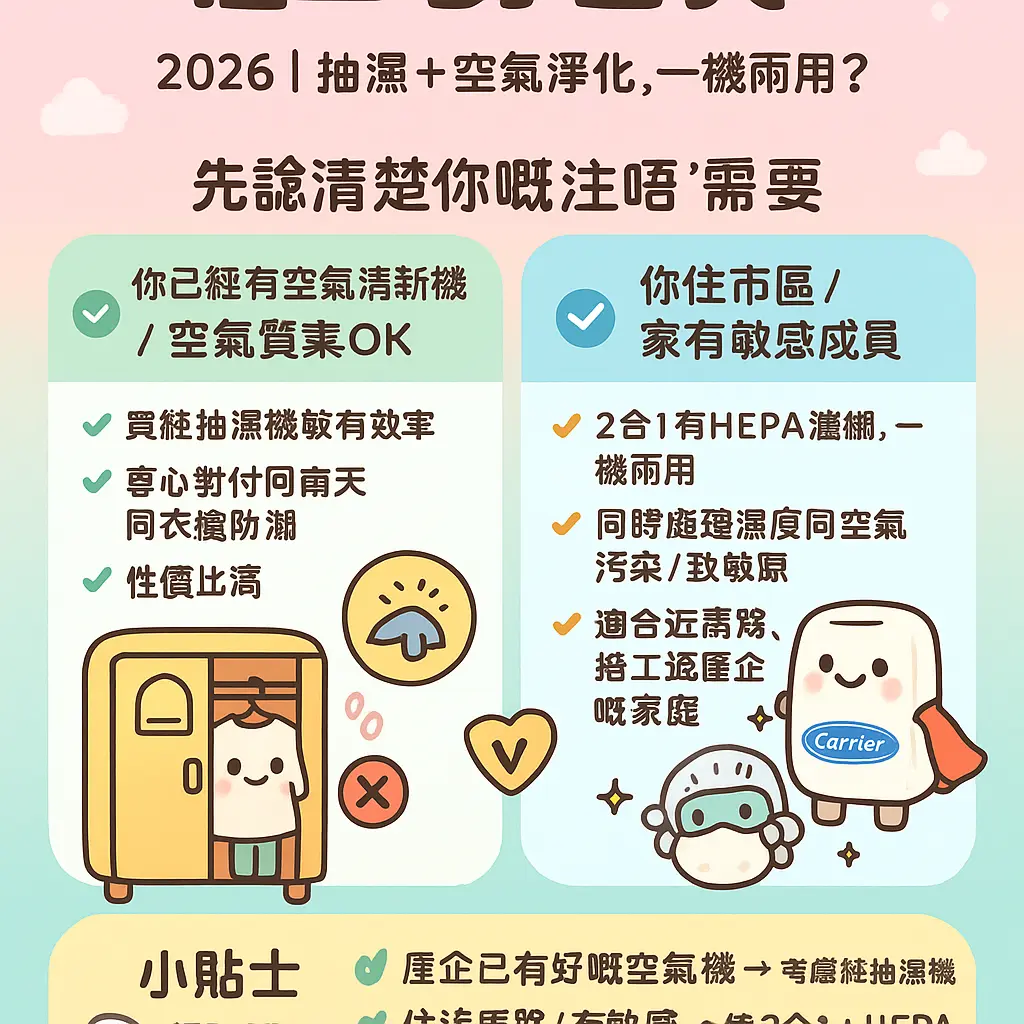 衣櫃抽濕機 - Carrier