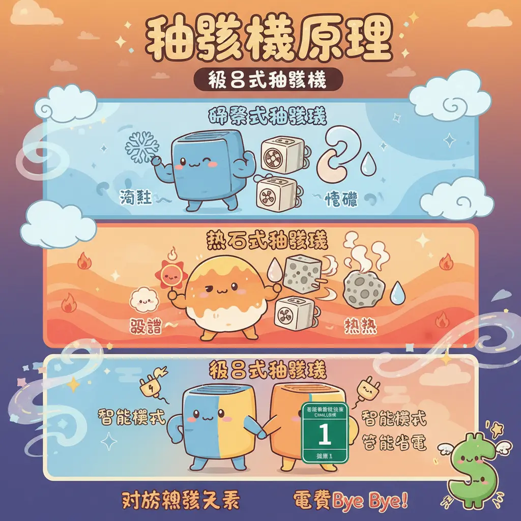 抽濕機原理 - 混合式抽濕機