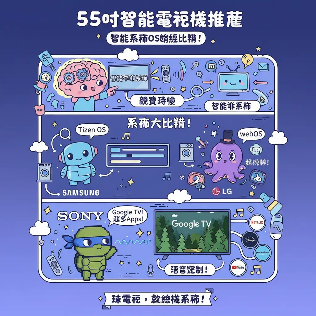 55吋電視機推薦 - 索尼 Sony