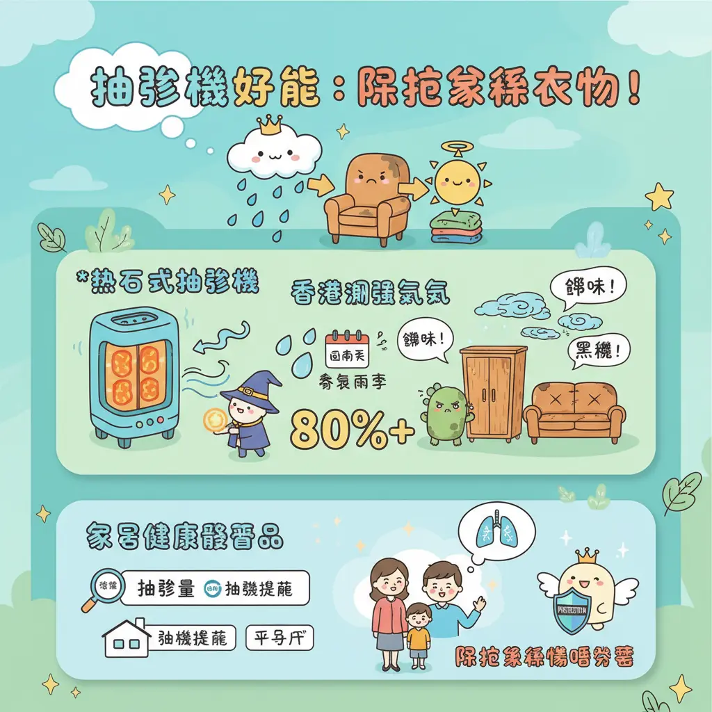 抽濕機好處 - 熱石式抽濕機