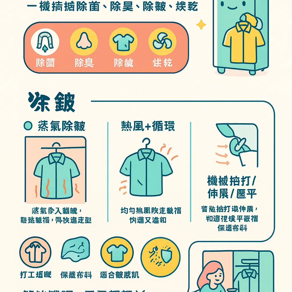智能衣櫃 - 除皺