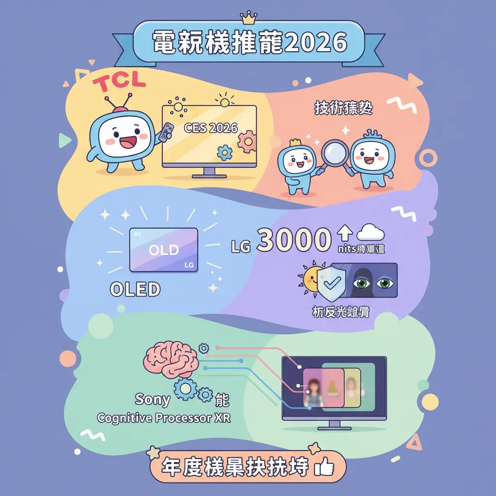 電視機推薦2026 - TCL