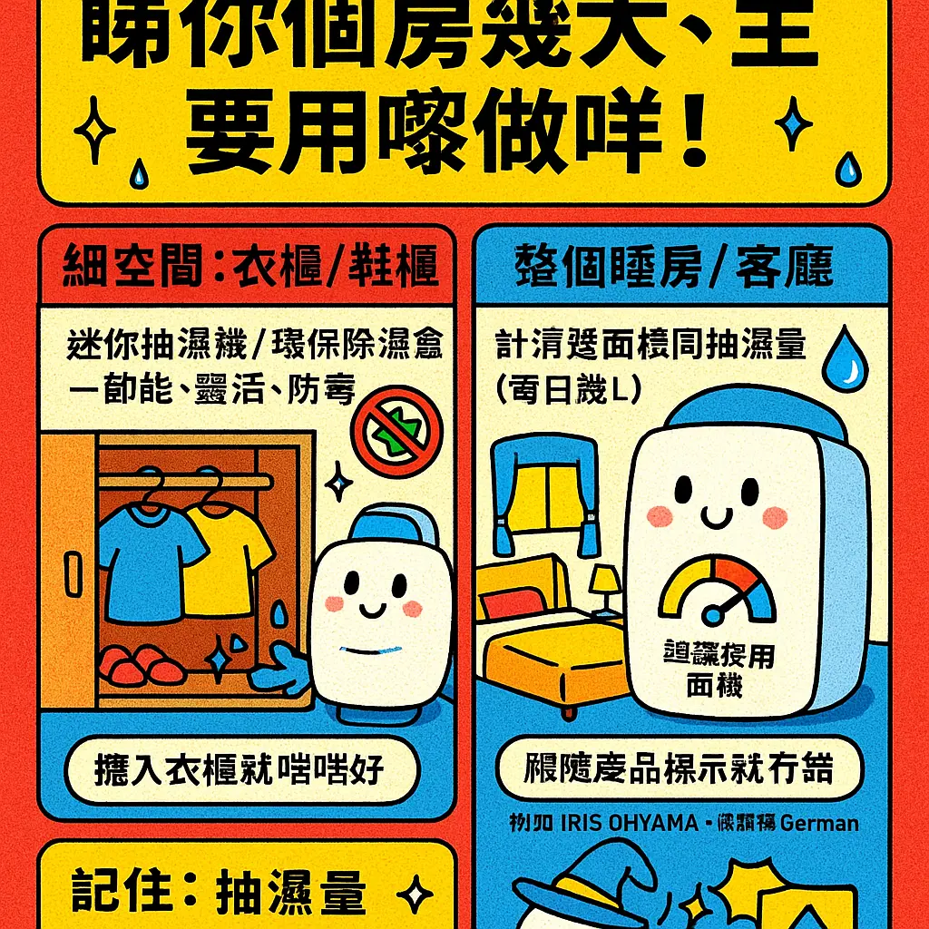 衣櫃抽濕機 - Deerma