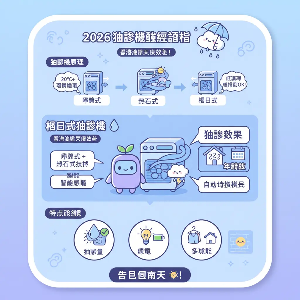 抽濕機作用 - 混合式抽濕機