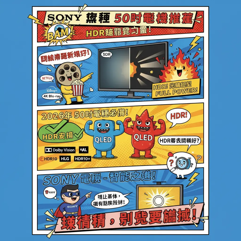 50吋電視機推薦 - SONY 索尼