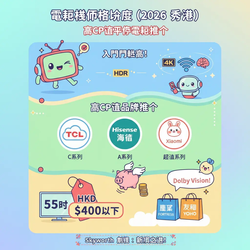 電視機價格比較 - Skyworth 創維