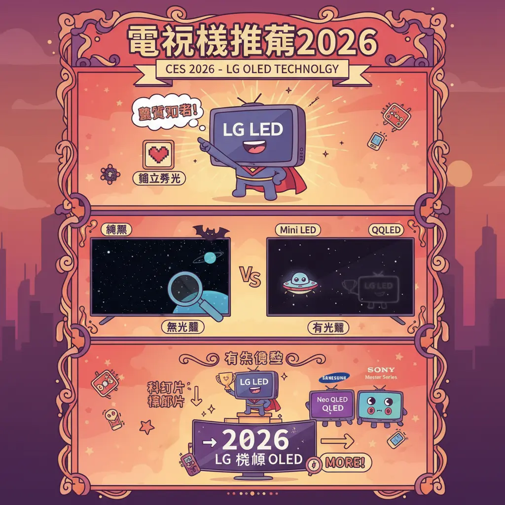 電視機推薦2026 - CES 2026
