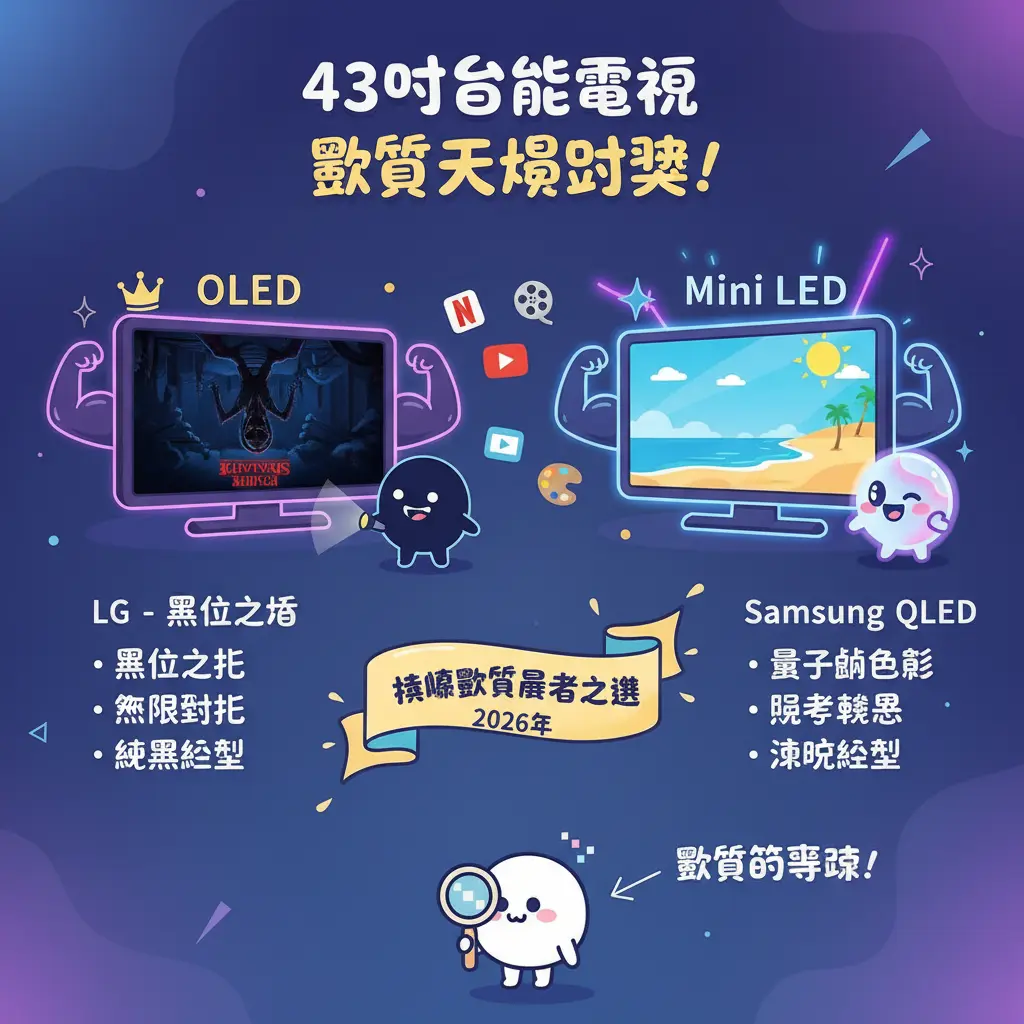 43吋電視比較 - 智能電視